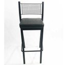 Ver imagem 2 de Kit 2 Banquetas EMPILHÁVEL Preta alta assento preto - Poltronas do Sul