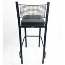 Ver imagem 6 de Kit 4 Banquetas EMPILHÁVEL Preta alta assento preto - Poltronas do Sul
