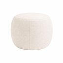 Ver imagem 1 de Puff Boreal 55cm Bouclé Off White - Sallar Home