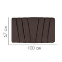 Ver imagem 2 de Painel Estofada Bélgica 100cm Solteiro Para Cama Box Quarto Suede Marrom - Gat Magazine