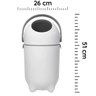 Lixo Magico ANTI-ODOR Lixeira Bloqueia Cheiro Fraldas Bebe Buba - 5