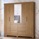 Ver imagem 1 de Guarda Roupa 4 Portas Reus Amendola