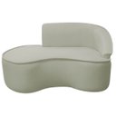 Ver imagem 3 de Kit Divã Recamier Orgânico Marrocos 150cm Lado Esquerdo e 2 Poltronas Amore Bouclé