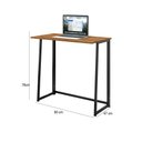 Ver imagem 4 de Escrivaninha Dobrável Fit Prática Home Office Escritório