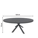 Ver imagem 2 de Mesa Sofisticação em Alumínio com Design Exclusivo e Acabamento Impecável Dubai Cinza/Gray Titanium