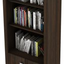 Ver imagem 3 de Armário Organizador para Home Office de 171,5 cm de Altura ME4110 Rústico - Tecno Mobili