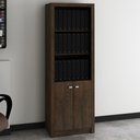 Ver imagem 2 de Armário Organizador para Home Office de 171,5 cm de Altura ME4110 Rústico - Tecno Mobili