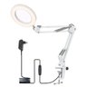Lupa De Mesa Luminaria Led Articulada Lente Aumento 5X Estetica Spa Salao Conserto Estudio Tatuagem  - 11