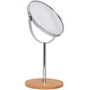 Ver imagem 1 de Espelho de Aumento com Base Bambu Prata Mimo Mimo Style