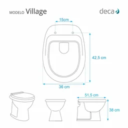 Tampa de Vaso Village Rosa Floral para Vaso Deca - 2