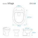 Ver imagem 2 de Tampa de Vaso Village Rosa Floral para Vaso Deca