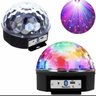 Luminária Globo Rgb Led Meia Bola Bluetooth Musical Balada Dj Bivolt - 2