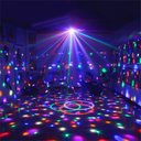 Ver imagem 6 de Luminária Globo Rgb Led Meia Bola Bluetooth Musical Balada Dj Bivolt
