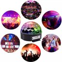 Ver imagem 4 de Luminária Globo Rgb Led Meia Bola Bluetooth Musical Balada Dj Bivolt