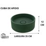 CUBA DE APOIO REDONDA 35 CM VERDE - 5