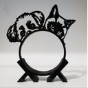 Ver imagem 3 de Suporte de Alexa para Echo Dot 3 "shih Tzu e Gato"