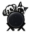 Ver imagem 1 de Suporte de Alexa para Echo Dot 3 "shih Tzu e Gato"