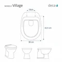 Ver imagem 5 de Tampa de Vaso Village Creme para Vaso Deca