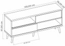 Ver imagem 4 de Rack Bancada Assimério Freijó com Off White - MoveisAqui Notável