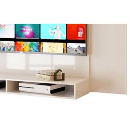 Painel Suspenso para Tv até 42 Polegadas Odessa Off White - 3 Painel Suspenso para Tv até 42 Polegadas Odessa Off White - 3