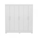 Ver imagem 3 de Guarda Roupa Casal 6 Portas Prático 63020 Branco Demóbile