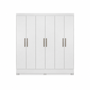Ver imagem 2 de Guarda Roupa Casal 6 Portas Prático 63020 Branco Demóbile