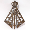 Ver imagem 1 de Nossa Senhora Aparecida - Mdf - Madeira - Placa Quadro Adesivo - 10x6,9cm