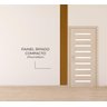 Painel Ripado Compacto 01: Unid. 274x25cm Larg. Talatto Painéis Amêndoa - 5