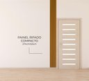 Ver imagem 5 de Painel Ripado Compacto 01: Unid. 274x25cm Larg. Talatto Painéis Amêndoa