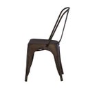 Ver imagem 6 de Kit 2 Cadeiras Ohome em Aço - Estilo Tolix - Chumbo