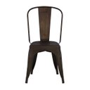 Ver imagem 4 de Kit 2 Cadeiras Ohome em Aço - Estilo Tolix - Chumbo