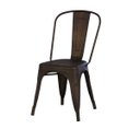 Ver imagem 5 de Kit 2 Cadeiras Ohome em Aço - Estilo Tolix - Chumbo