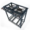 Fogão Industrial 2 Bocas Baixa Pressão Standard Qs/Qd Grelhas De Aço - 1