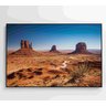 Quadro Monument Valley - 60x40 Cm - Vidro Impresso - 6