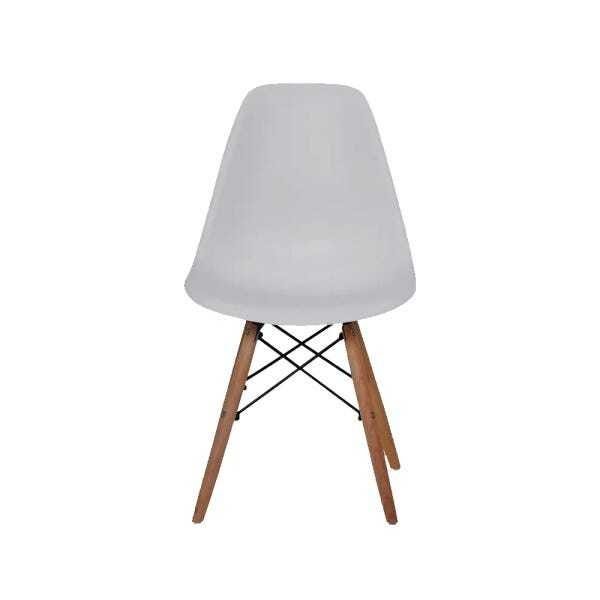 2 Cadeiras Ohome - Estilo Charles Eames Eiffel - Branco - 4
