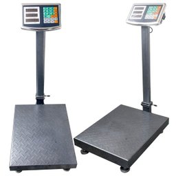 Balança Digital 300kg Plataforma Piso Reforçada - 1