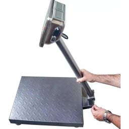 Balança Digital 300kg Plataforma Piso Reforçada - 3