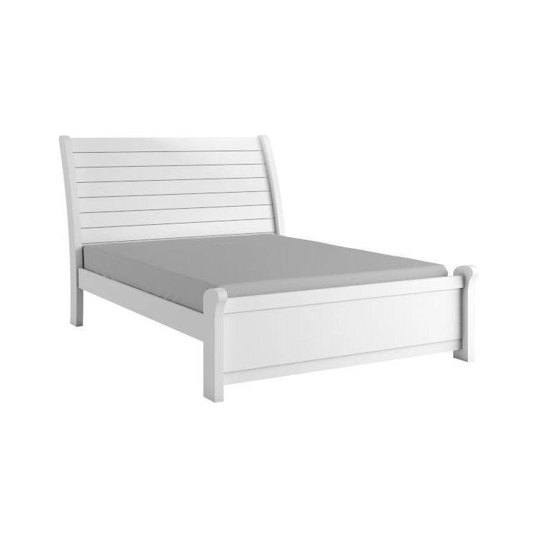 Cama Casal 1,40 Estrutura em Mdf Design Moderno - Siena-branco - Bianchi Móveis Cama Casal 1,40 Estrutura em Mdf Design Moderno - Siena-branco - Bianchi Móveis