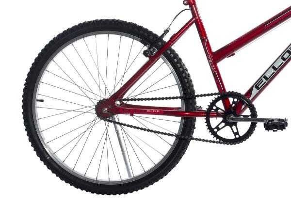 Bicicleta Aro 26 Feminina Velox Vermelha - Ello Bike - 2