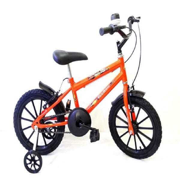 Bicicleta Infantil Aro 16 Hot Car Laranja - Ello Bike - 1