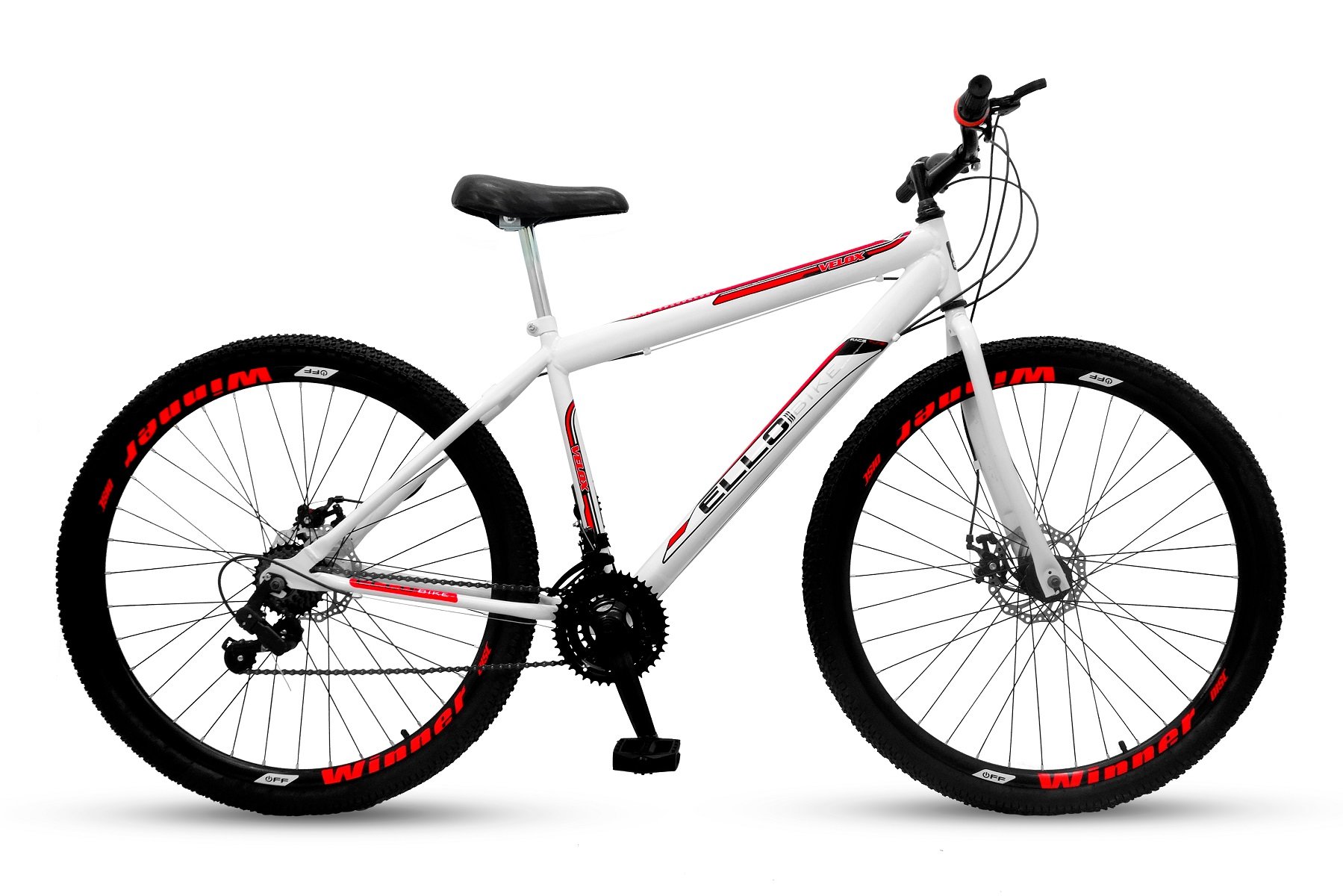 Bicicleta Aro 24 18V Rebaixado Power Bike