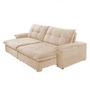 Ver imagem 5 de Sofá Gaia Linho 02 Módulos 90 Cm B25cm Meu Sofá Online A294 Linho Creme