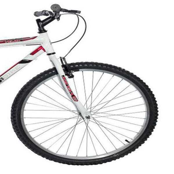Bicicleta Aro 26 Velox Branca/Vermelho - Ello Bike - 3