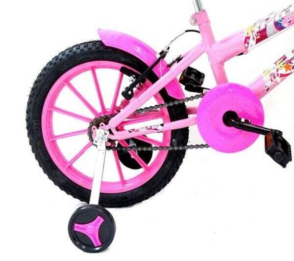 Bicicleta Infantil Aro 16 Paty Rosa/Pink - Ello Bike - 2