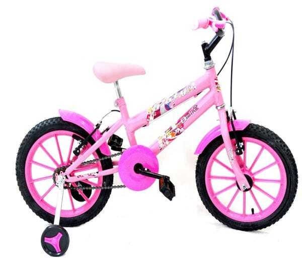 Bicicleta Infantil Aro 16 Paty Rosa/Pink - Ello Bike - 1