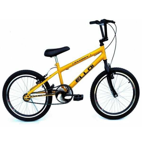 Bicicleta Aro 20 Tipo Cross Free Style Bmx Amarelo/Preto - Ello Bike - 1