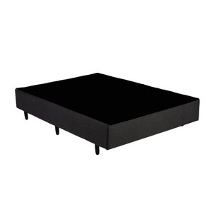 Base Cama Box Casal 138x188 Estrutura Madeira Eucalipto Reforçada Suporte 150kg/m² com Pés