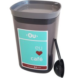 Pote Hermético Café Porta Mantimentos Pote Plástico 1 Litro - 5