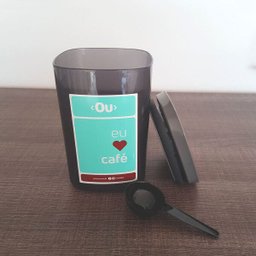 Pote Hermético Café Porta Mantimentos Pote Plástico 1 Litro - 4