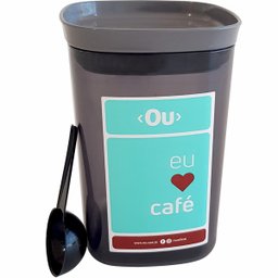 Pote Hermético Café Porta Mantimentos Pote Plástico 1 Litro - 1